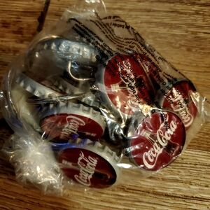 Coca-Cola Bottle Cap Shower Curtian Hooks